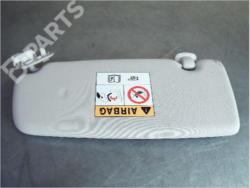 Used Right sun visor RENAULT CLIO V (B7_) 1.0 TCe 100 (B7MT) (101 hp) 10523911