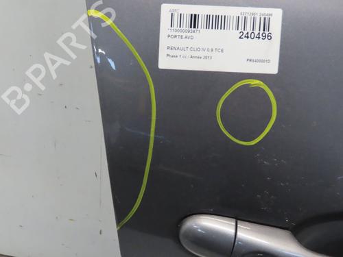Right front door RENAULT CLIO IV (BH_) 0.9 TCe 90 (BHNF, BHMA, BHMH, BHJK, BHJR) | BP22367033C3 