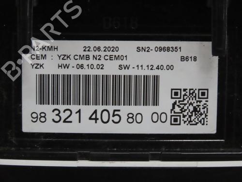 Instrument cluster CITROËN C3 III (SX) 1.5 BlueHDi 100 (SXYHYP, SXYHTU) | BP27856788C47