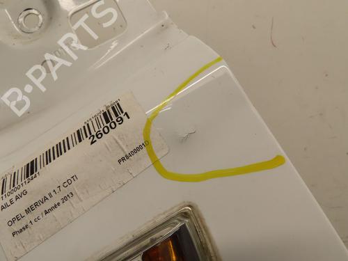 Left front fenders OPEL MERIVA B MPV (S10) 1.7 CDTI (75) | BP32277317C41