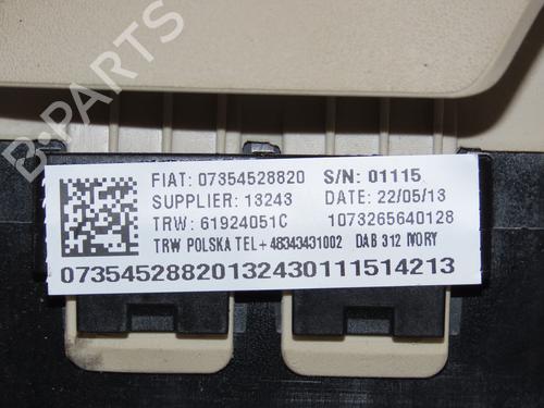 Used Driver airbag FIAT 500 (312_) 1.2 (312AXA1A) (69 hp) 23158380