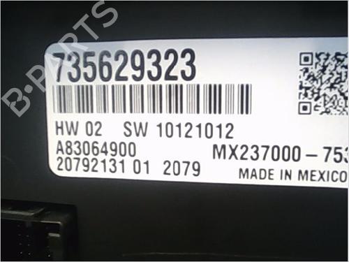 Climate control FIAT 500 (312_) 1.2 (312AXA1A) | BP9406641I5