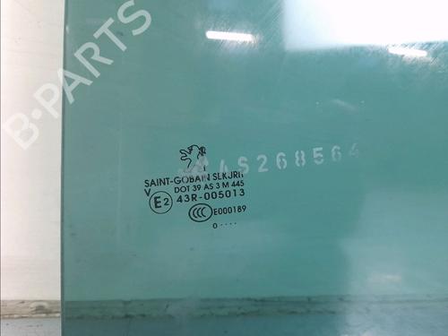 Rear left door window PEUGEOT 3008 I MPV (0U_) 1.6 HDi | BP14857983C20 