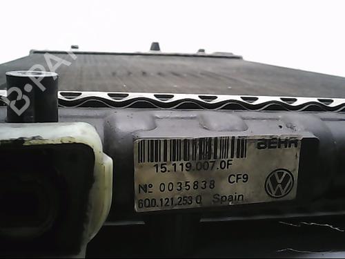 Used Water radiator VW POLO IV (9N_, 9A_) 1.9 SDI (64 hp) 9402471