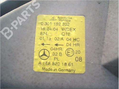 Right headlight MERCEDES-BENZ A-CLASS (W168) A 190 (168.032, 168.132) | BP9407602C29 