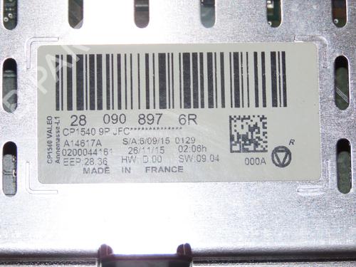 Radio RENAULT ESPACE V (JR_) 1.6 dCi 160 | BP22848075E6 