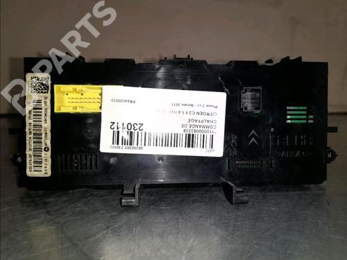Climate control CITROËN C3 II (SC_) 1.4 HDi 70 (SC8HZC, SC8HR0, SC8HP4) | BP11998772I5 