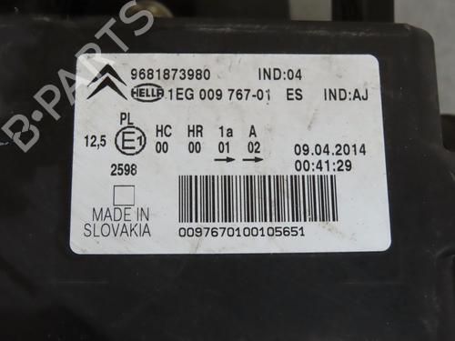 Left headlight CITROËN C3 Picasso (SH_) 1.6 HDI 90 | BP34048865C28  - Image 5