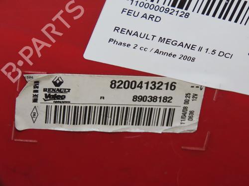 Right taillight RENAULT MEGANE II Saloon (LM0/1_) | BP23158955C35