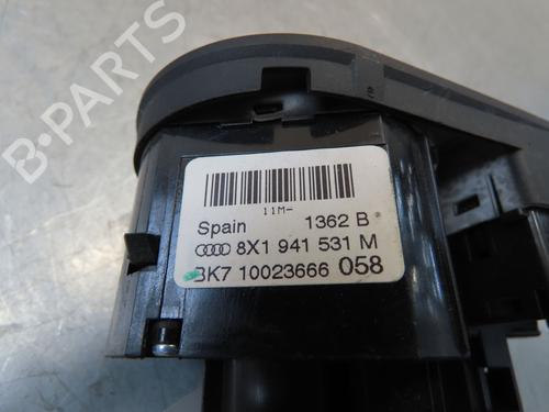 Used Headlight switch AUDI A1 (8X1, 8XK) 1.6 TDI (90 hp) 25207927