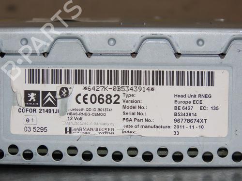 Radio CITROËN C4 Picasso I MPV (UD_) 1.6 HDi 110 | BP18912865E6 
