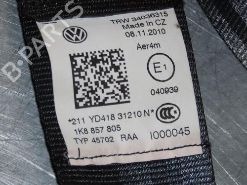 Rear left belt tensioner VW SCIROCCO III (137, 138) 1.4 TSI | BP17175051C89 