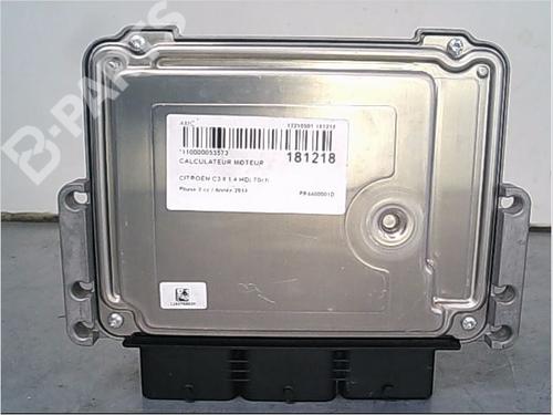 Engine control unit (ECU) CITROËN C3 II (SC_) 1.4 HDi 70 (SC8HZC, SC8HR0, SC8HP4) | BP9572544M57 