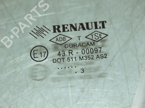 Used Front left door window RENAULT CLIO IV Grandtour (KH_) 1.5 dCi 90 (KHN3, KHN4) (90 hp) 27645315