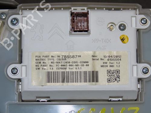 Instrument cluster PEUGEOT 208 I (CA_, CC_) 1.4 HDi | BP16478445C47 