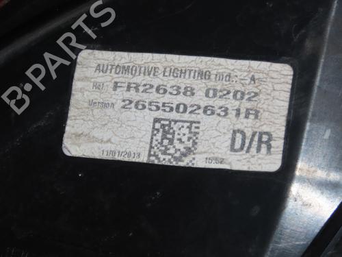Right taillight RENAULT CLIO IV (BH_) 0.9 TCe 90 (BHNF, BHMA, BHMH, BHJK, BHJR) | BP22367888C35 