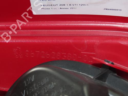 Right taillight PEUGEOT 208 I (CA_, CC_) 1.6 VTi | BP18129488C35 