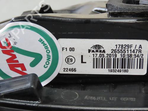 Left tailgate light RENAULT CLIO V (B7_) 1.0 TCe 100 (B7MT) | BP26898278C79 