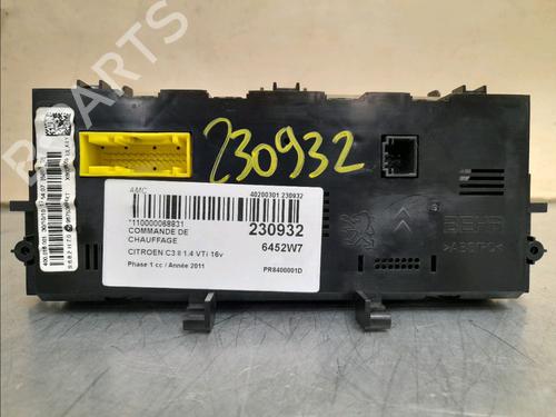 Climate control CITROËN C3 II (SC_) 1.4 VTi 95 | BP14945097I5
