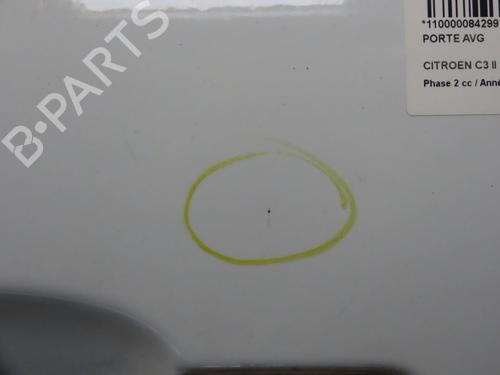 Left front door CITROËN C3 II (SC_) 1.6 BlueHDi 75 | BP19689880C2 