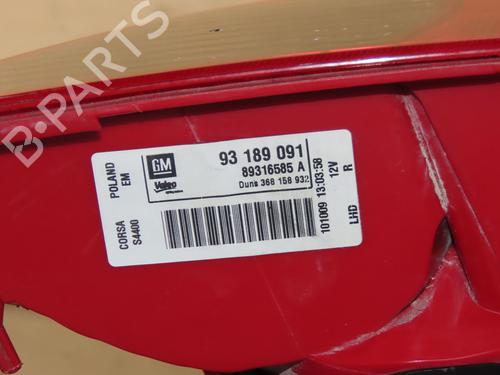Right taillight OPEL CORSA D (S07) 1.3 CDTI (L08, L68) | BP31077156C35