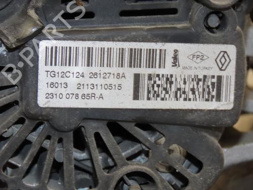 Alternator RENAULT CLIO IV (BH_) 1.5 dCi 90 | BP22366101M7 