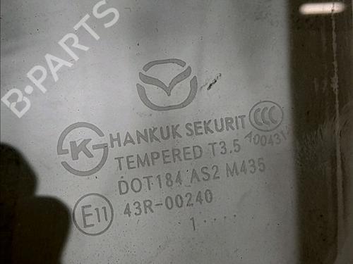 Dør rude ventre bagtil MAZDA 3 (BL) 1.6 MZR (BL14) (105 hp) 14857977