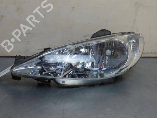 Used Left headlight PEUGEOT 206 Hatchback (2A/C) 1.4 i (75 hp) 16308938