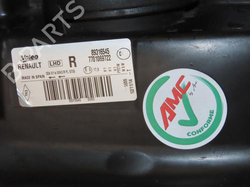 Right headlight RENAULT MODUS / GRAND MODUS (F/JP0_) 1.5 dCi (FP0F, JP0F) | BP32076047C29 