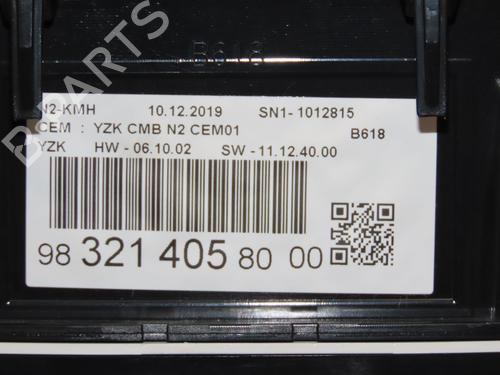 Instrument cluster CITROËN C3 / C3 ORIGIN III (SX) 1.2 PureTech 82 | BP27887314C47 