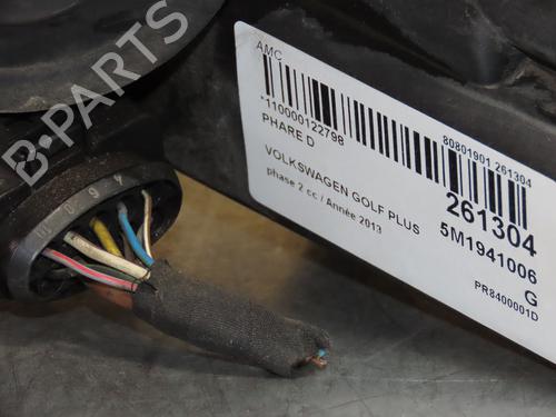 Right headlight VW GOLF PLUS V (5M1, 521) 1.6 TDI | BP40273879C29 - Image 2