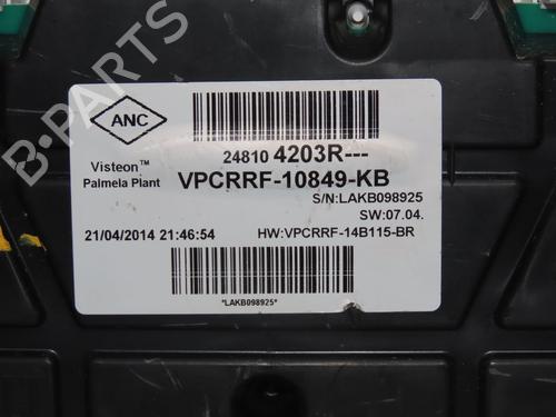 Instrument cluster RENAULT CLIO IV (BH_) 1.5 dCi 75 | BP16832551C47 