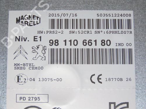 Radio PEUGEOT 208 I (CA_, CC_) 1.2 VTI 82 | BP22366676E6 
