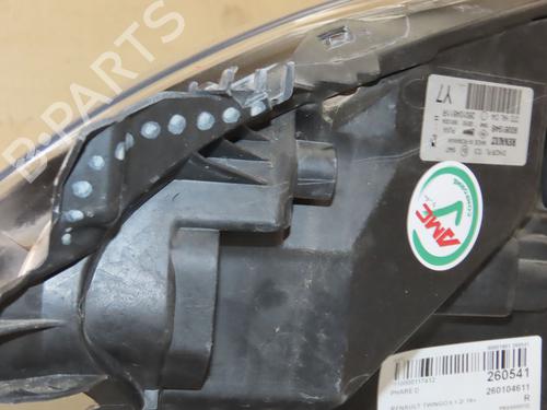 Right headlight RENAULT TWINGO II (CN0_) 1.2 16V (CN0K, CN0V, CN0A) | BP37529677C29 - Image 2