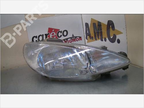 Used Right headlight PEUGEOT 206 Hatchback (2A/C) 1.4 i (75 hp) 9408458