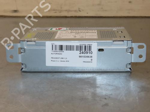 Radio PEUGEOT 208 I (CA_, CC_) 1.2 THP 110 | BP28006064E6