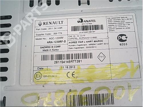Radio RENAULT CLIO IV (BH_) 1.5 dCi 75 | BP9405275E6 