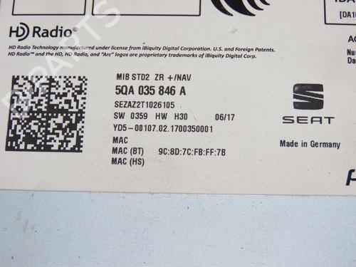 Radio SEAT ATECA (KH7, KHP) 2.0 TDI 4Drive | BP36244858E6  - Image 5