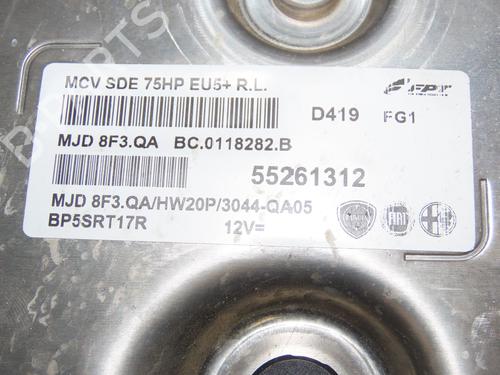 Used Engine control unit (ECU) PEUGEOT BIPPER Tepee 1.3 HDi 75 (75 hp) 16740127