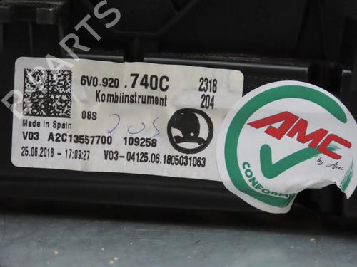 Kombiinstrument SKODA FABIA III (NJ3) 1.0 TSI | BP29047093C47