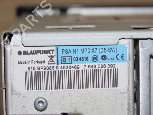 Bilradio CITROËN BERLINGO MULTISPACE (B9) 1.6 HDi 90 | BP29345110E6 