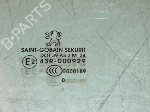 Front right door window PEUGEOT 3008 I MPV (0U_) 1.6 HDi | BP27728926C19 
