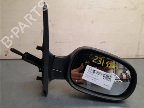 Used Right mirror RENAULT CLIO II (BB_, CB_) 1.2 LPG (58 hp) 15418381