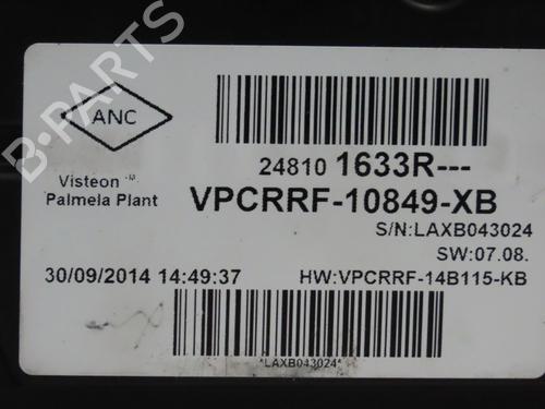 Instrument cluster RENAULT CLIO IV (BH_) 1.5 dCi 75 | BP27856781C47 