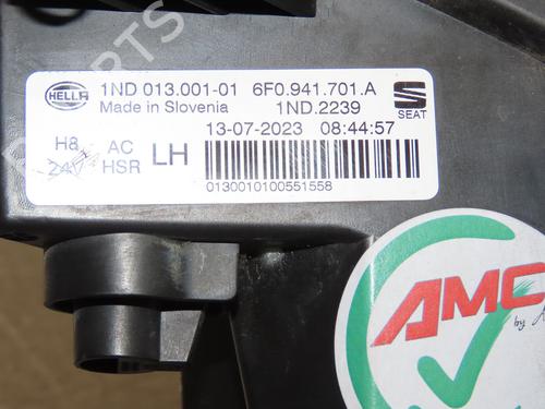 Left front fog light SEAT IBIZA V (KJ1, KJG) 1.0 TSI | BP29901801C30 