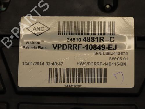 Used Instrument cluster RENAULT CAPTUR I (J5_, H5_) 1.5 dCi 90 (J5N4, J5M5, J5MW, J5M6, J5AL, J5AJ) (90 hp) 19133012