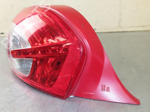 Used Left taillight PEUGEOT 208 I (CA_, CC_) 1.4 HDi (68 hp) 22368031