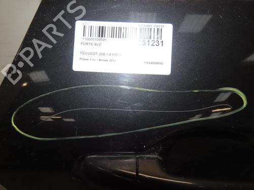 Dør høyre foran PEUGEOT 208 I (CA_, CC_) 1.6 HDi | BP29963279C3 