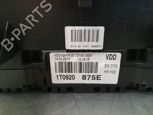 Used Instrument cluster Instrument cluster VW TOURAN (1T3) 2.0 TDI (140 hp) 33711494 33711494