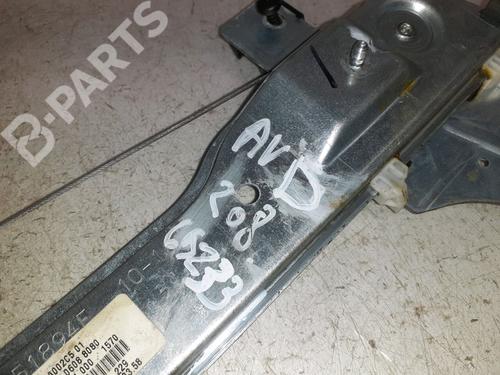 Front right window mechanism PEUGEOT 208 I (CA_, CC_) 1.2 VTI 82 | BP9745372C23